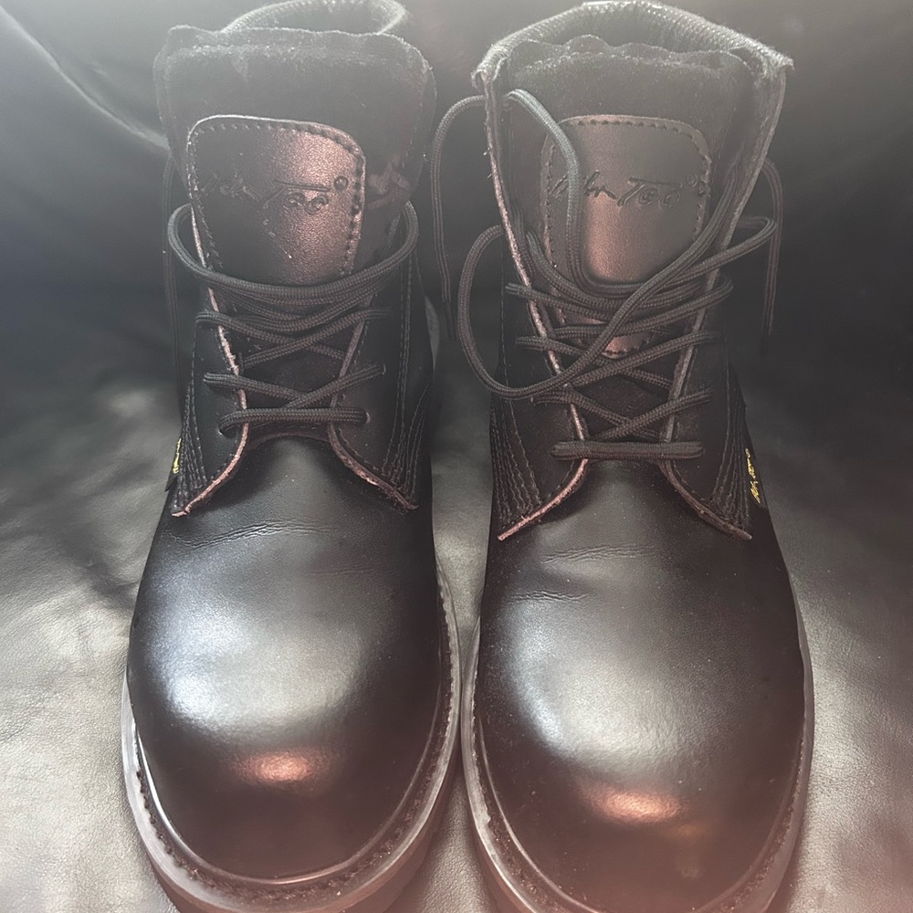 Men's Black AdTec Leather Boots